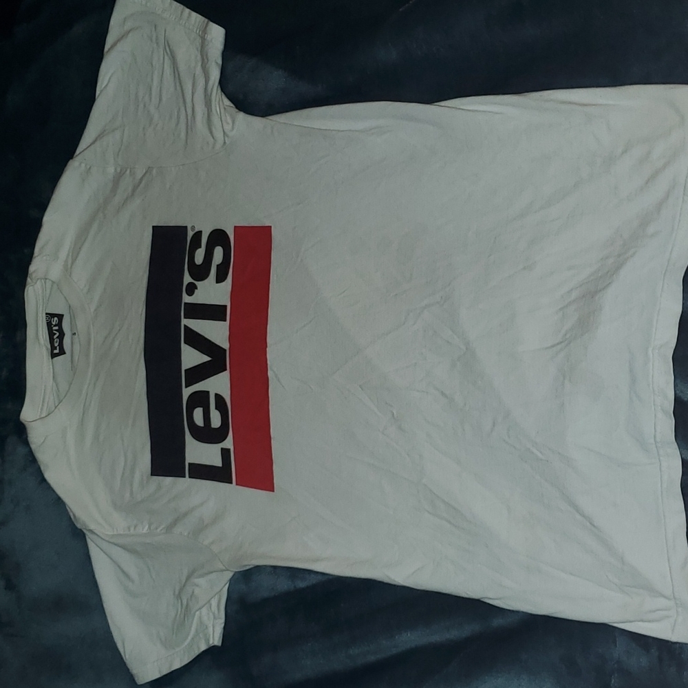 White Levi's Men's Tee Shirt